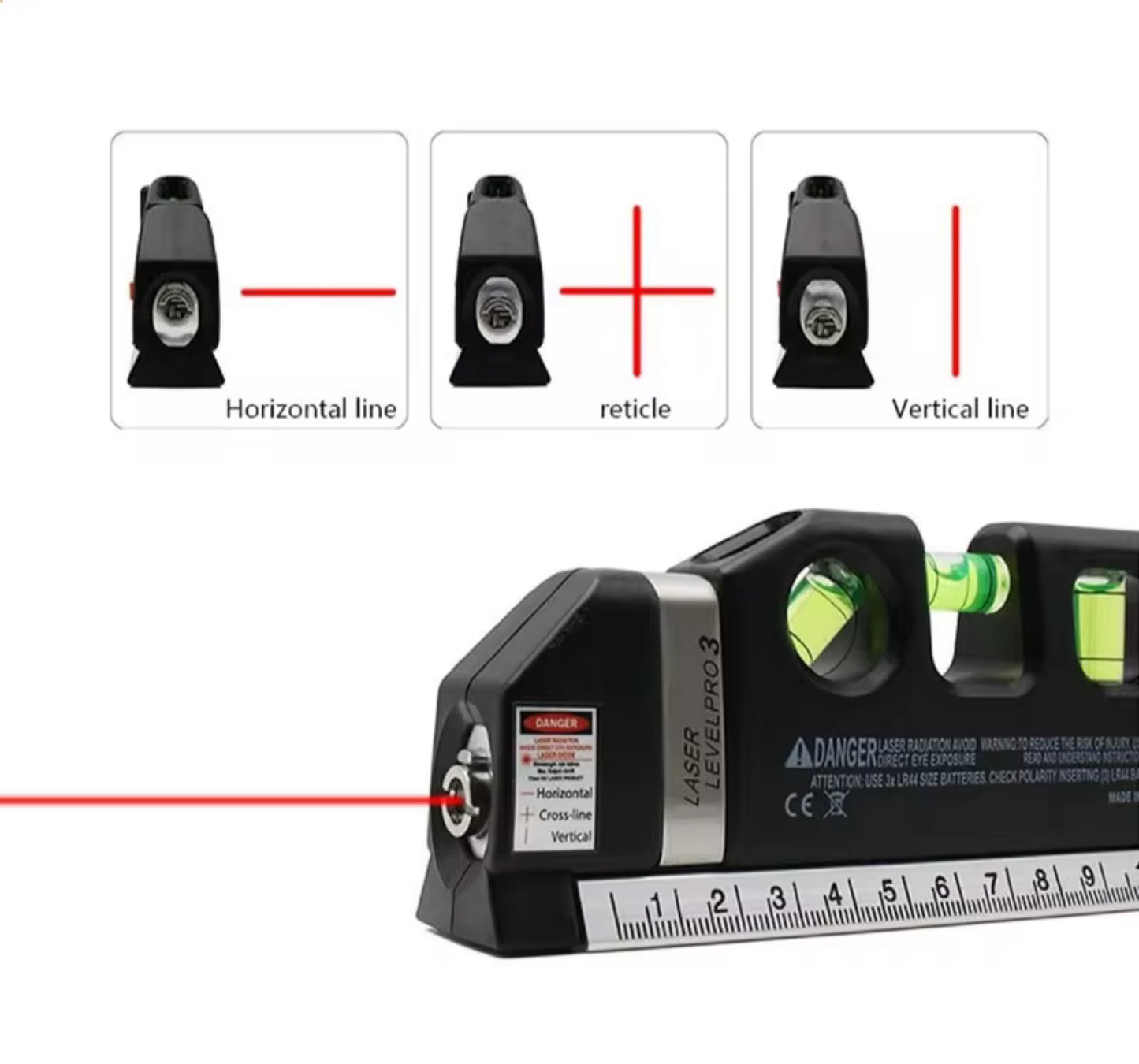 Nivel Láser multifuncional 4 en 1