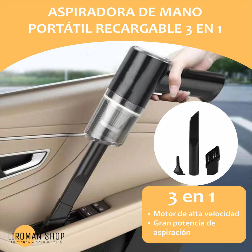 Mini aspiradora portátil recargable