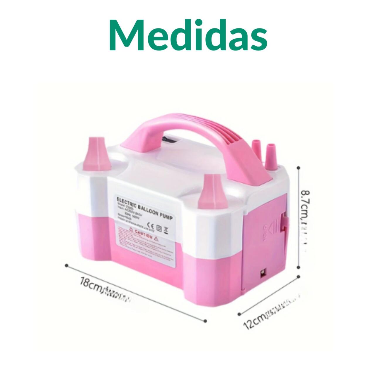 Inflador de globos eléctrico