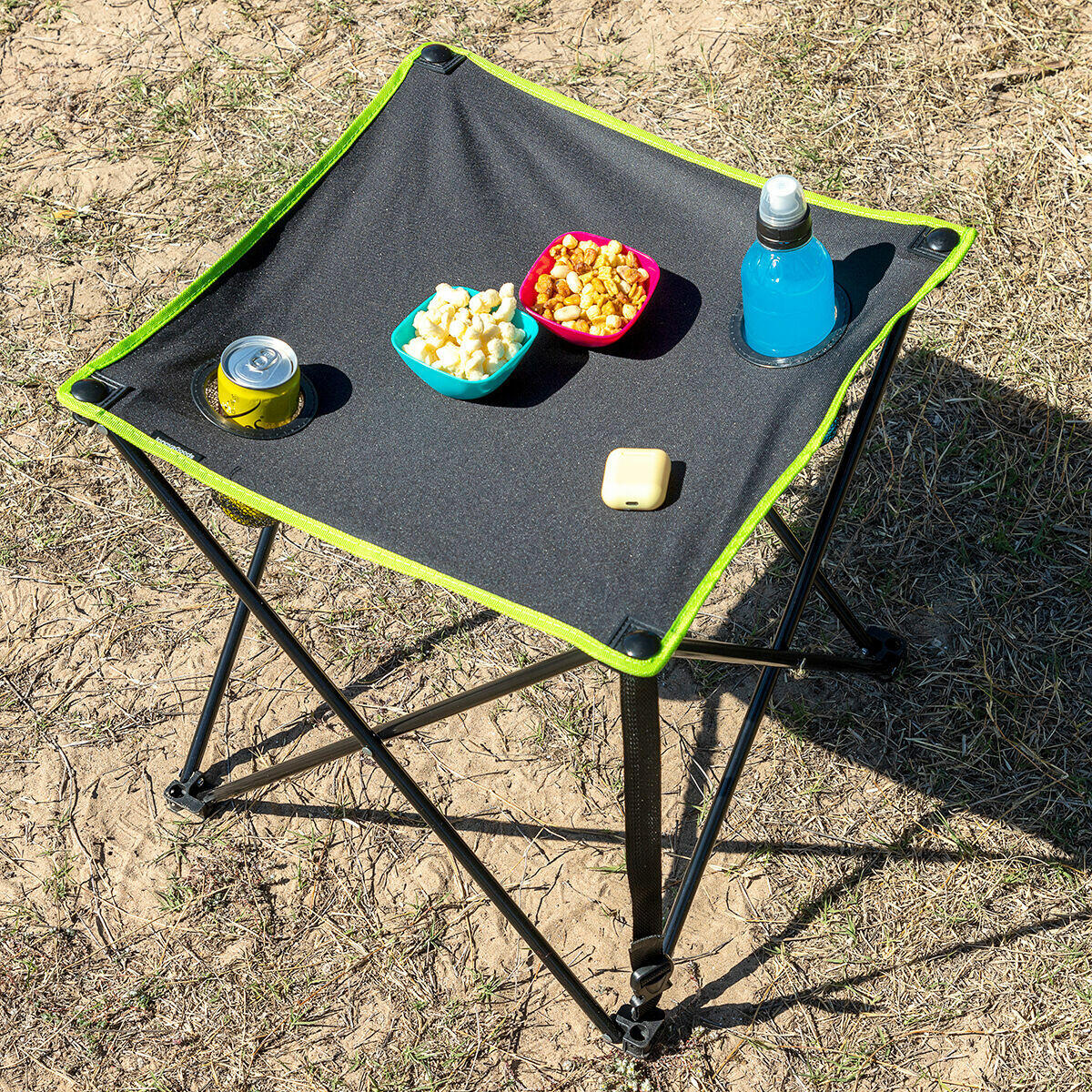 Mesa de Camping Textil Plegable