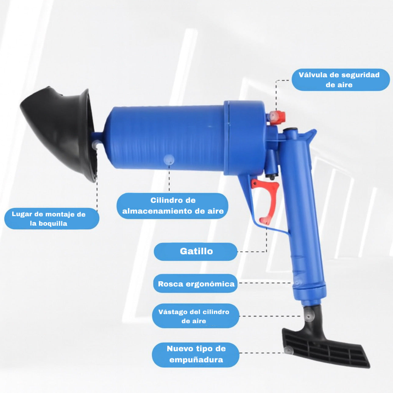 Desatascador para baños