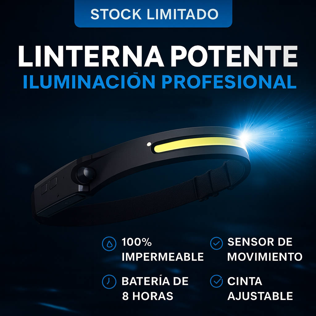 LUMI TECH - LINTERNA FRONTAL 230º