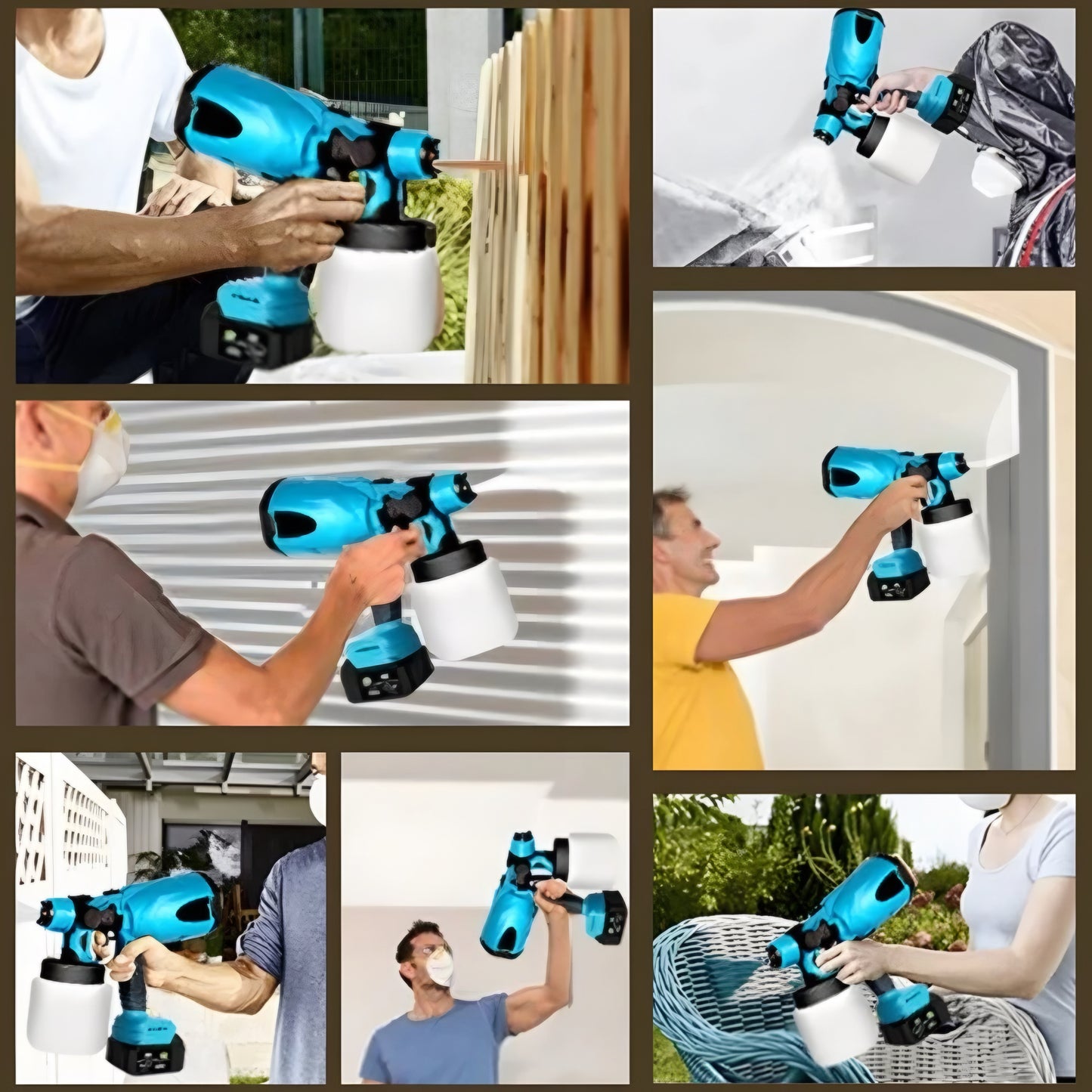 Pistola para Pintar Inalambrica + 2 Batería