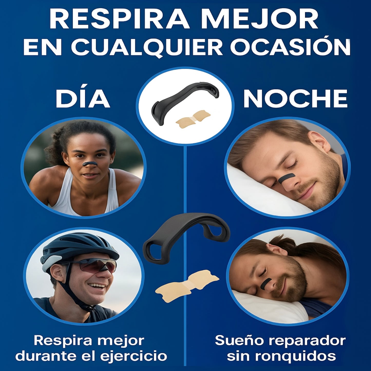 ForceLab™ Tiras nasales magnéticas