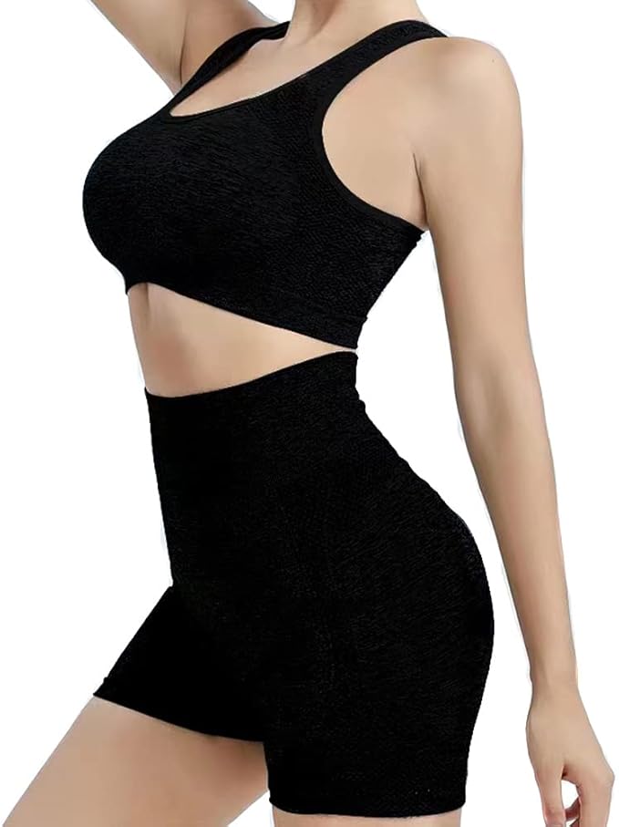 Conjunto deportivo mujer 2pcs azul  talla unica