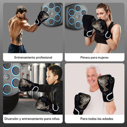 Máquina De Boxeo Electrónica con 2 Guantes Regalo
