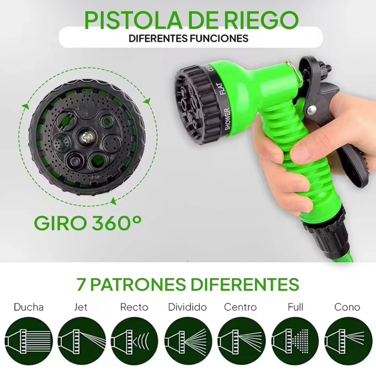 Manguera extensible 7,5 metros