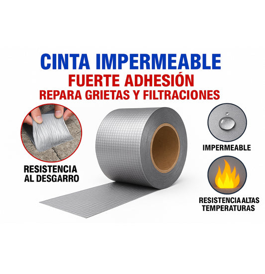 Cinta de Sellado Resistente al Agua 10cm*5m