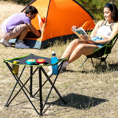 Mesa de Camping Textil Plegable