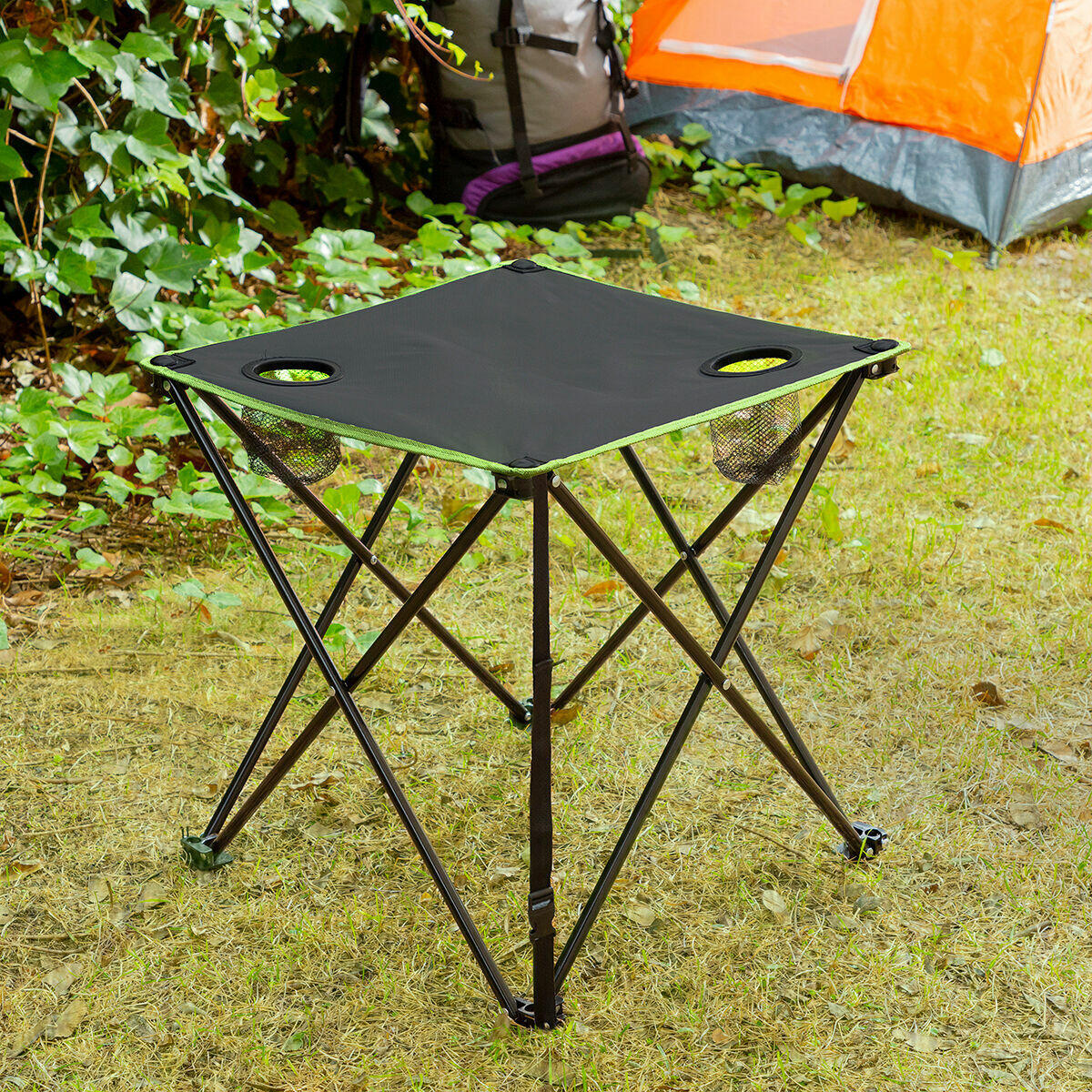 Mesa de Camping Textil Plegable