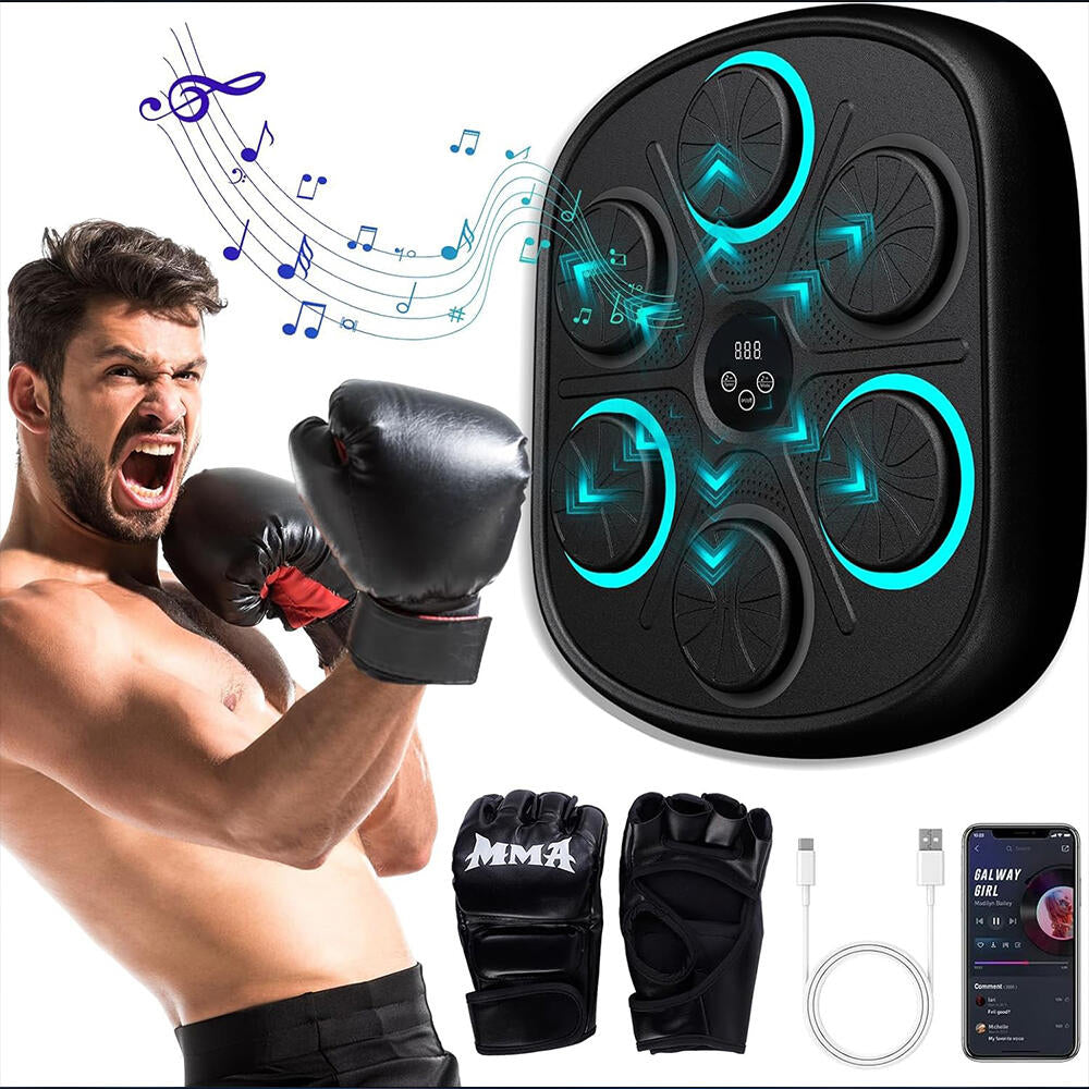 Máquina De Boxeo Electrónica con 2 Guantes Regalo