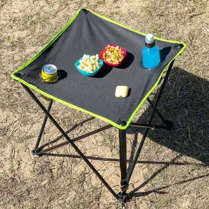 Mesa de Camping Textil Plegable